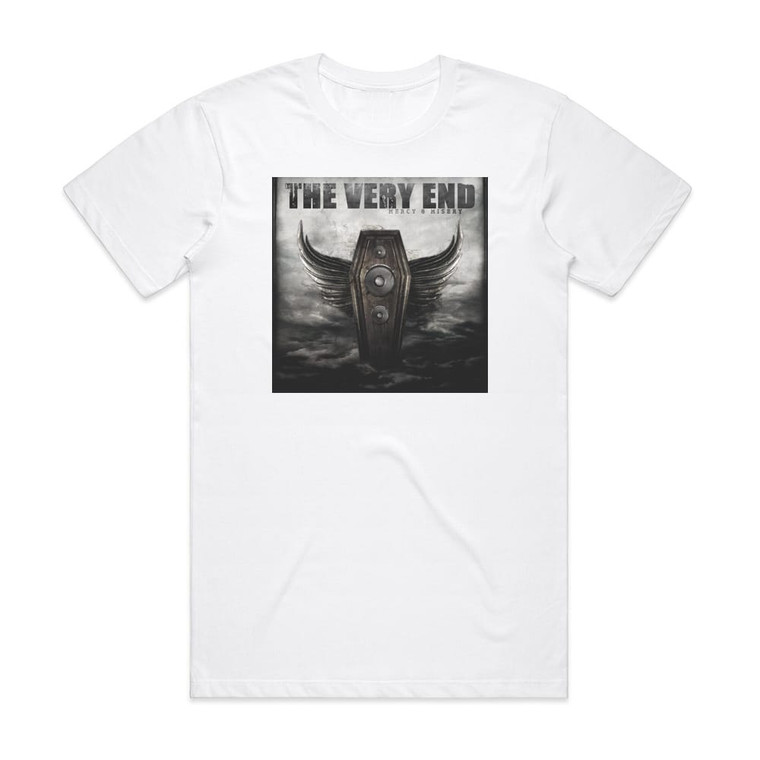 The Very End Mercy Misery Album Cover T-Shirt White
