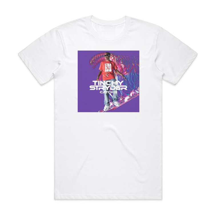 Tinchy Stryder Catch 22 Album Cover T-Shirt White