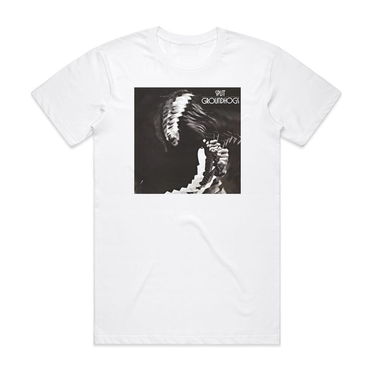 The Groundhogs Split Album Cover T-Shirt White