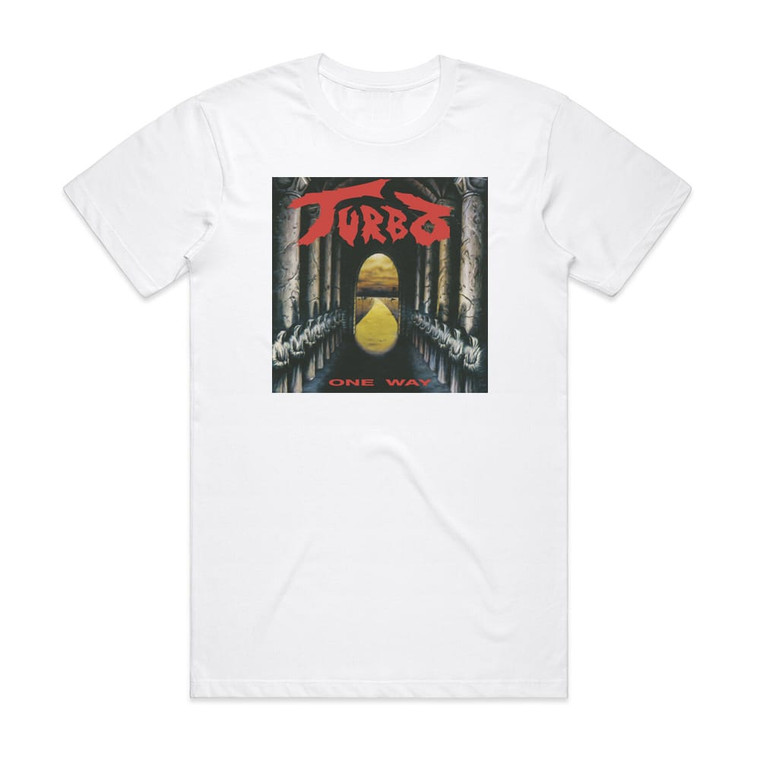 Turbo One Way Album Cover T-Shirt White