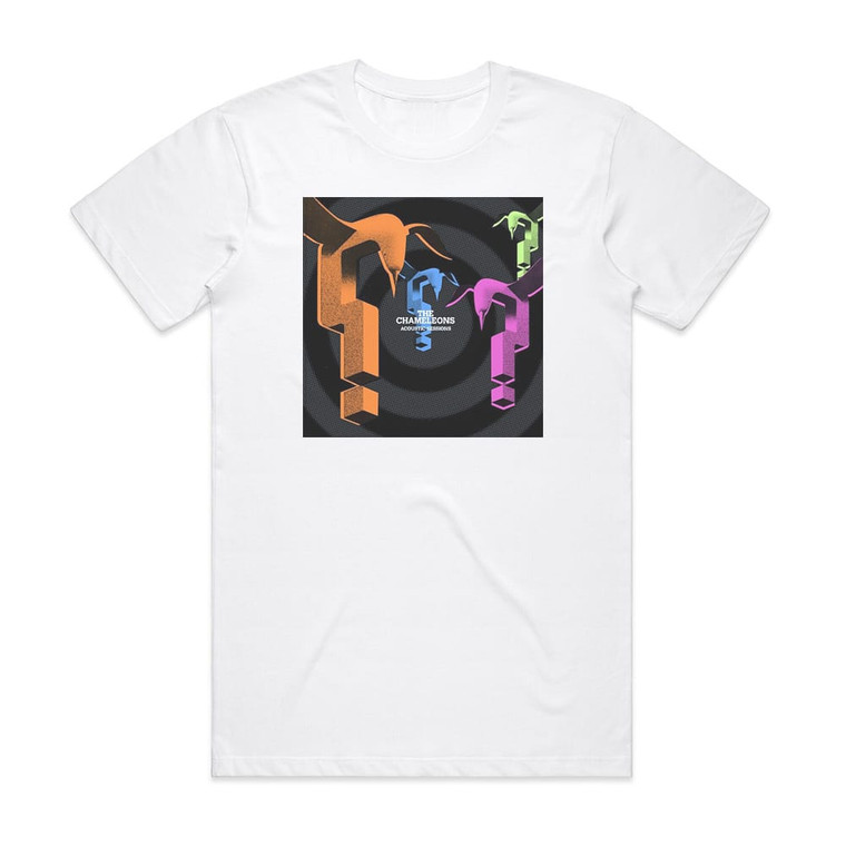 The Chameleons Acoustic Sessions Album Cover T-Shirt White
