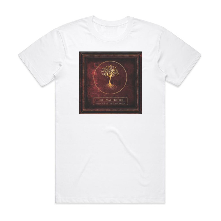 The Dear Hunter Act Iii Life And Death Album Cover T-Shirt White