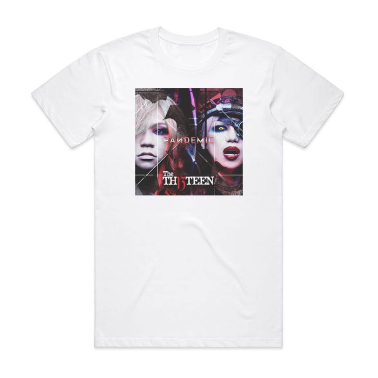 The THIRTEEN Pandemic 1 Album Cover T-Shirt White