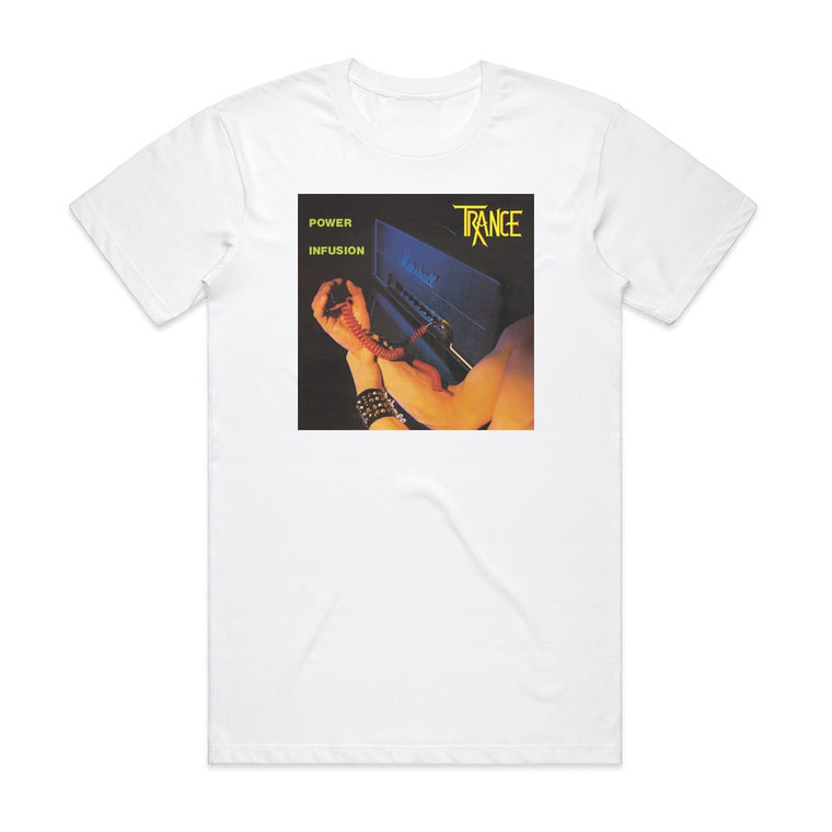 Trance Power Infusion Album Cover T-Shirt White