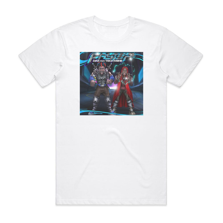 Tech N9ne Faster Album Cover T-Shirt White
