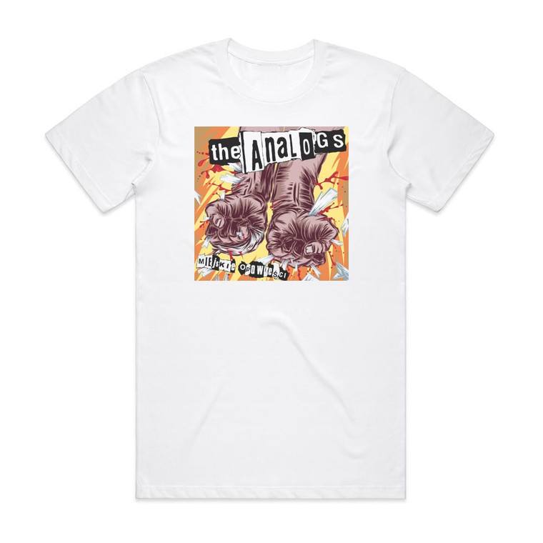 The Analogs Miejskie Opowieci 1 Album Cover T-Shirt White