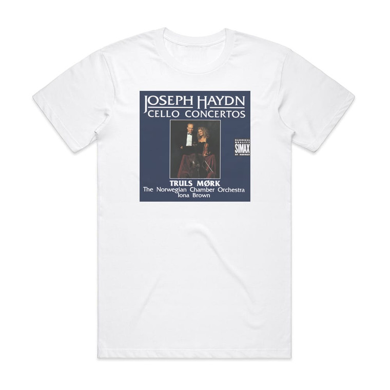 Truls Mork Cello Concertos Album Cover T-Shirt White