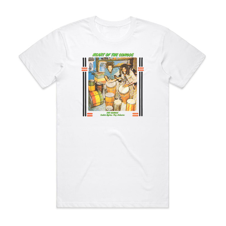 The Congos Heart Of The Congos Album Cover T-Shirt White