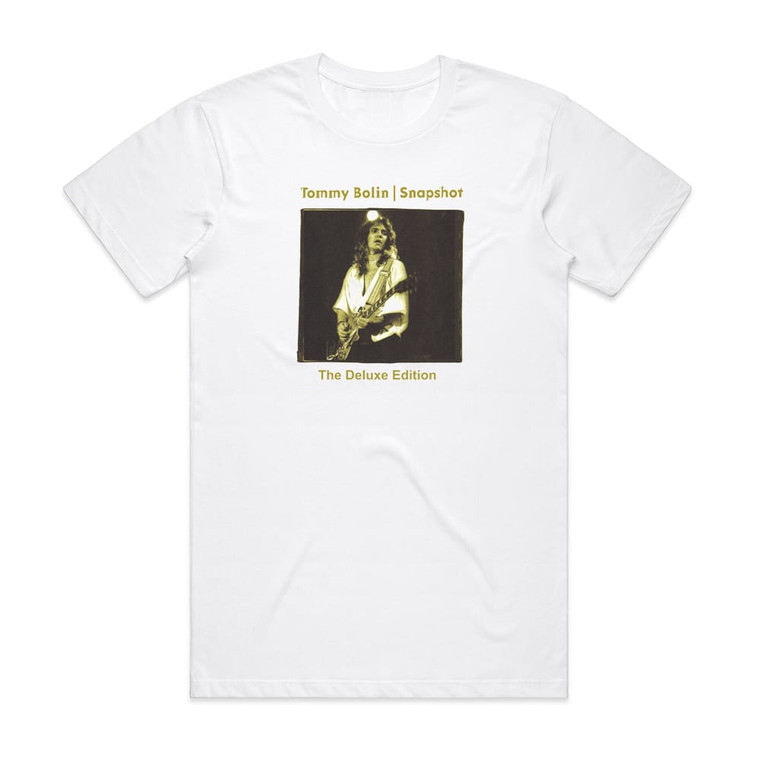 Tommy Bolin Snapshot Album Cover T-Shirt White