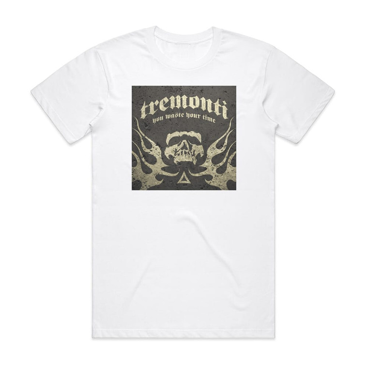 Tremonti You Waste Your Time Album Cover T-Shirt White