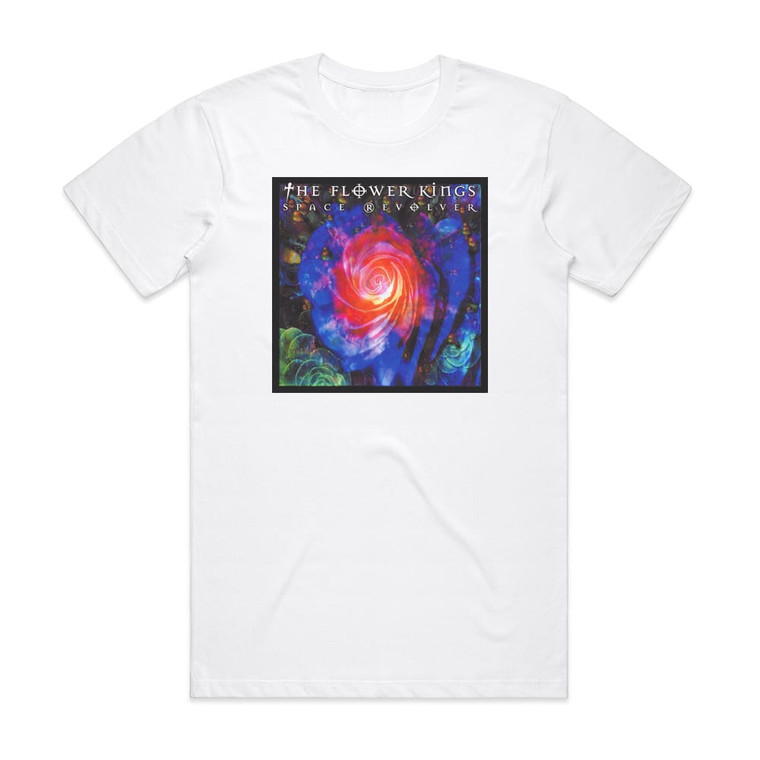 The Flower Kings Space Revolver Album Cover T-Shirt White