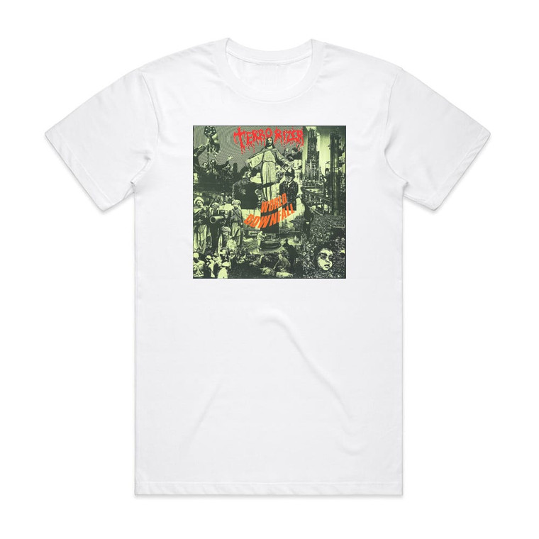 Terrorizer World Downfall Album Cover T-Shirt White