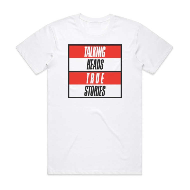 Talking Heads True Stories 1 Album Cover T-Shirt White