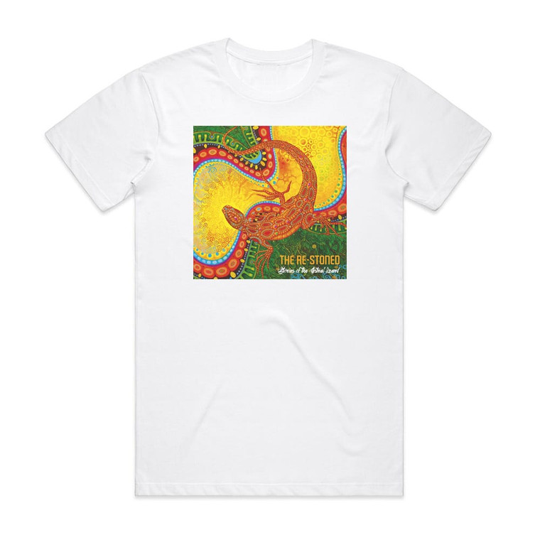 The Re-Stoned Stories Of The Astral Lizard Album Cover T-Shirt White