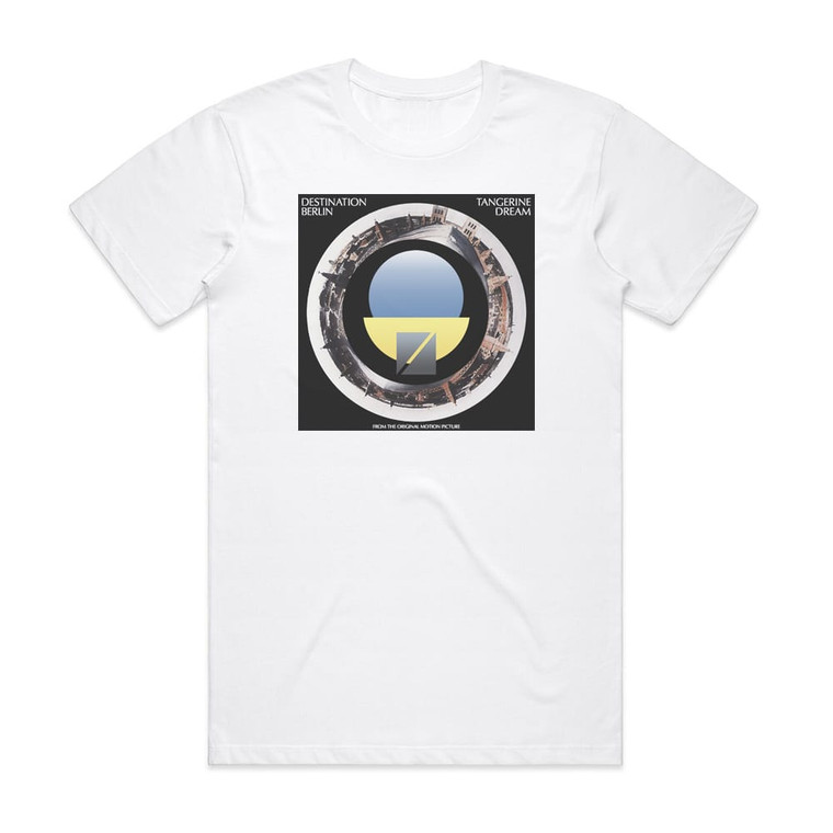 Tangerine Dream Destination Berlin Album Cover T-Shirt White