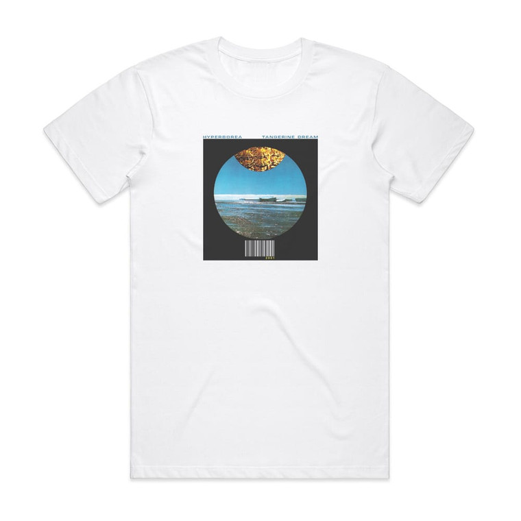 Tangerine Dream Hyperborea 1 Album Cover T-Shirt White Tangerine Dream Hyperborea 1 Album Cover T-Shirt White