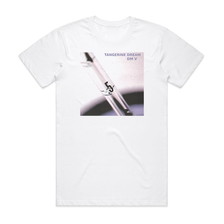 Tangerine Dream Dream Mixes V Album Cover T-Shirt White