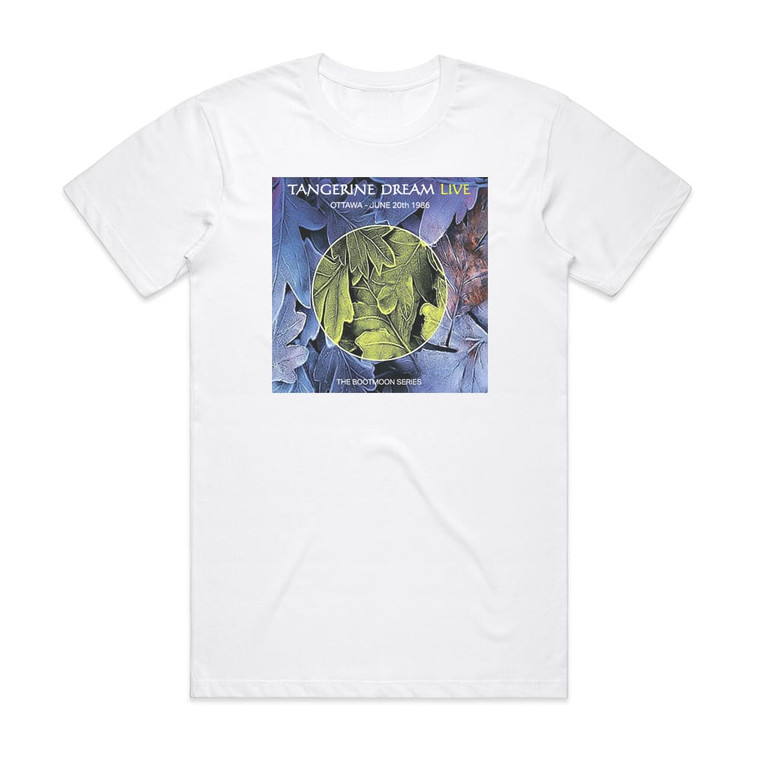 Tangerine Dream The Bootmoon Series Ottawa June 20Th 1986 6 Album Cover T-Shirt White