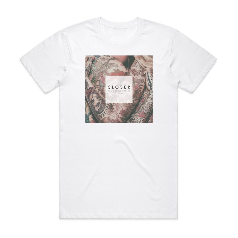 The Chainsmokers Closer Album Cover T-Shirt White