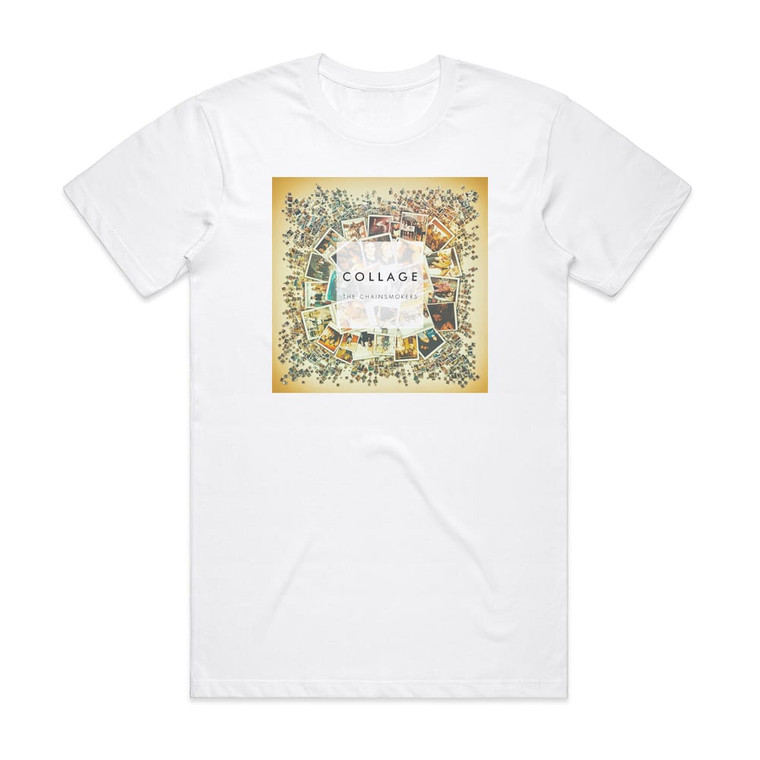 The Chainsmokers Collage Album Cover T-Shirt White