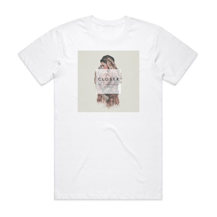 The Chainsmokers Closer 1 Album Cover T-Shirt White