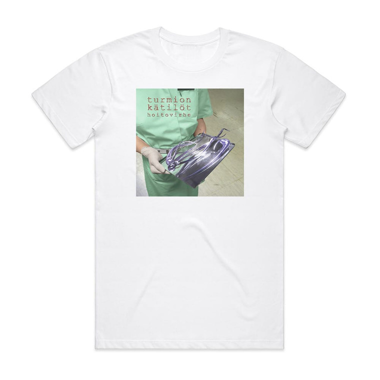 Turmion Katilot Hoitovirhe Album Cover T-Shirt White