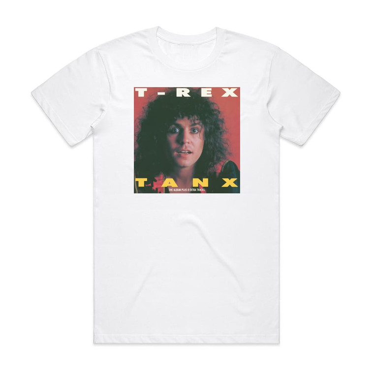 T Rex Tanx 2 Album Cover T-Shirt White