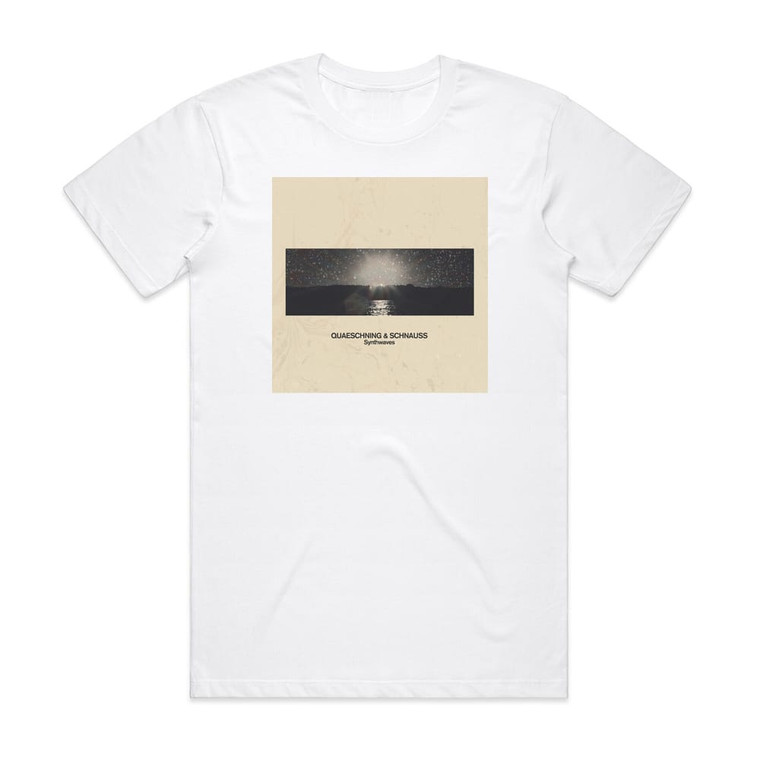 Thorsten Quaeschning Synthwaves Album Cover T-Shirt White