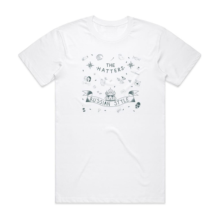 The Hatters Russian Style Album Cover T-Shirt White