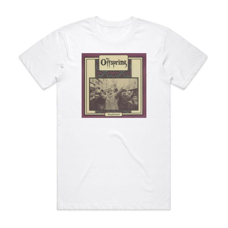 The Offspring Baghdad 1 Album Cover T-Shirt White