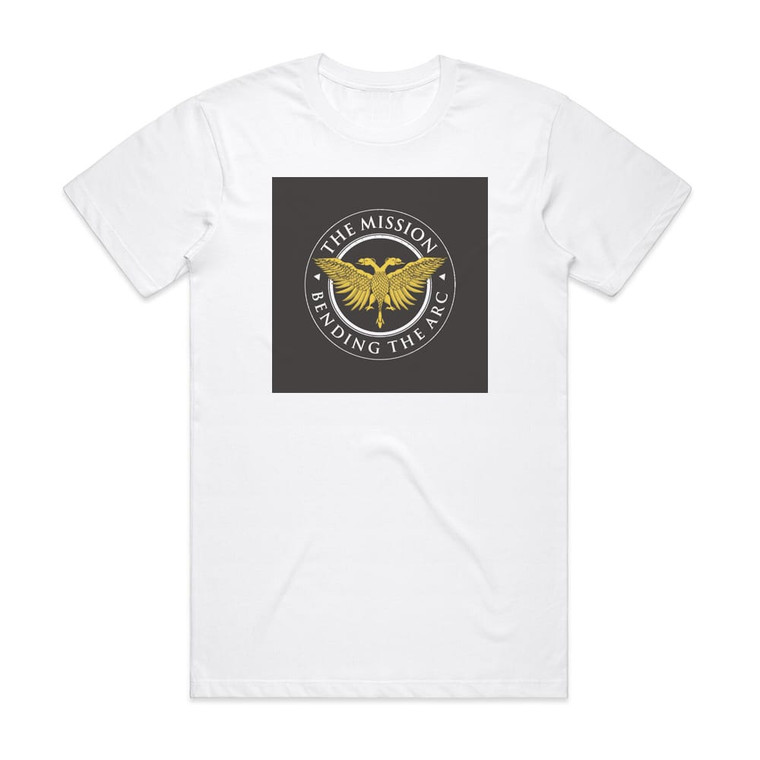 The Mission Bending The Arc Album Cover T-Shirt White