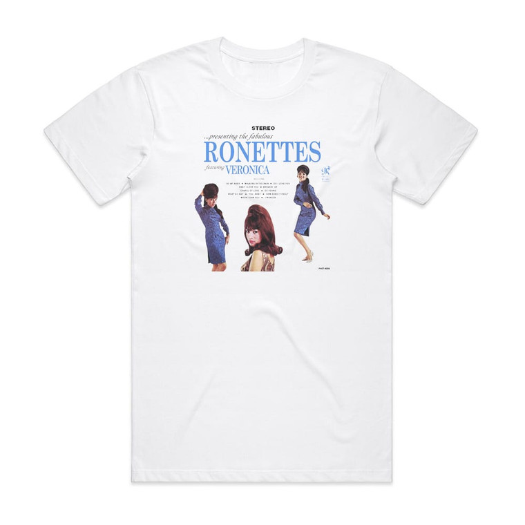 The Ronettes  Presenting The Fabulous Ronettes Album Cover T-Shirt White