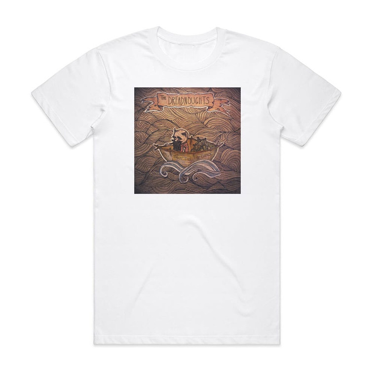 The Dreadnoughts Uncle Touchy Goes To College Album Cover T-Shirt White