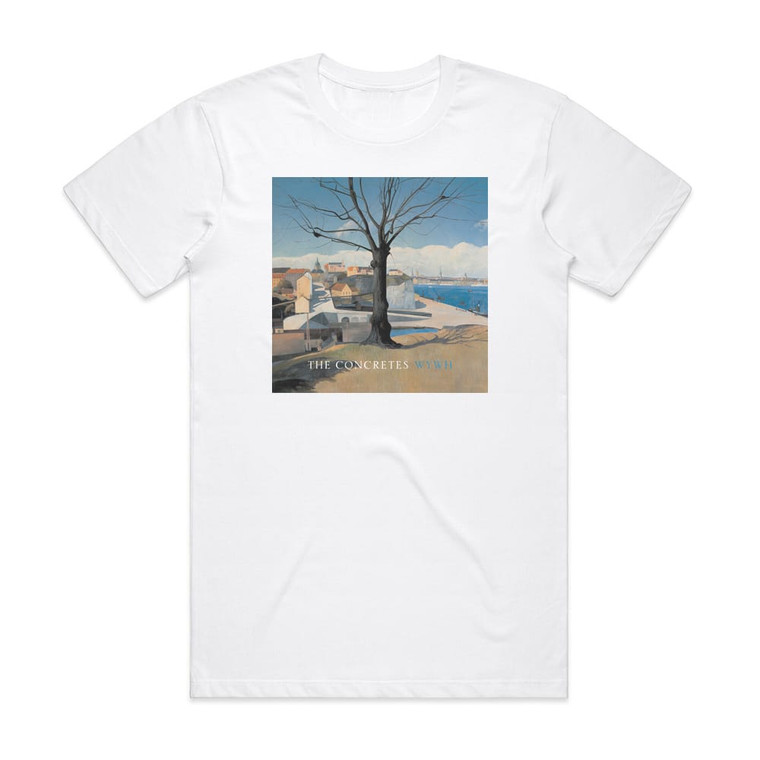The Concretes Wywh Album Cover T-Shirt White