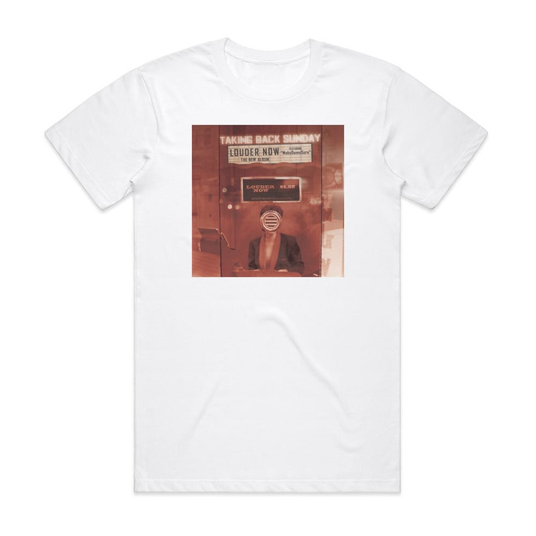 Taking Back Sunday Louder Now Album Cover T-Shirt White