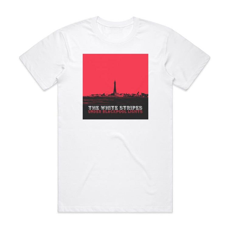 The White Stripes Under Blackpool Lights Album Cover T-Shirt White