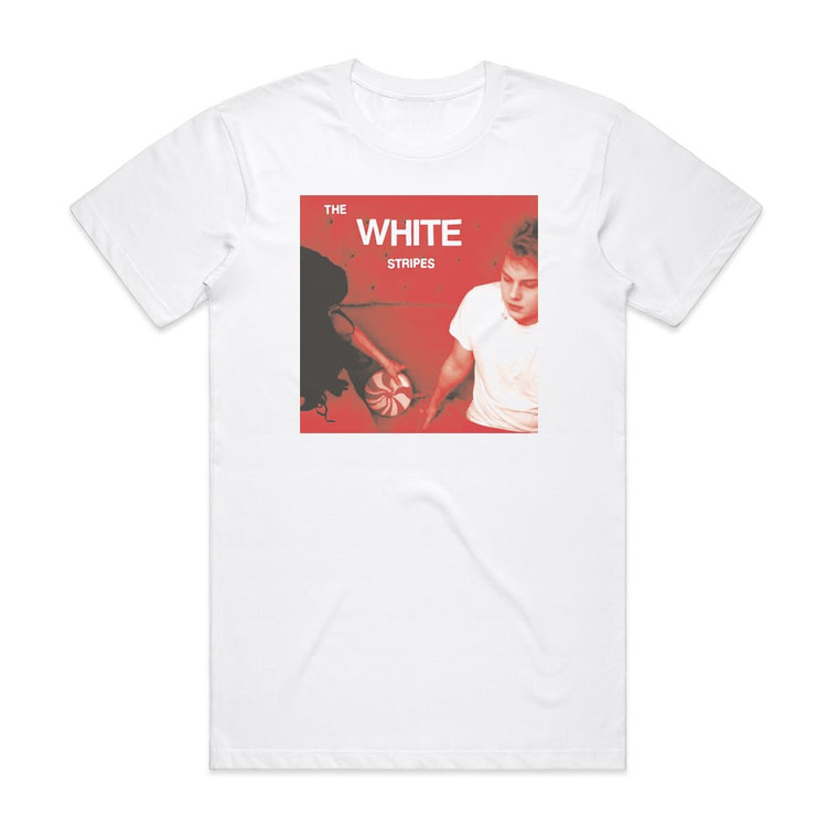The White Stripes Lets Shake Hands Album Cover T-Shirt White