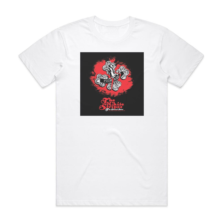 The White Stripes The Denial Twist Live At Manchester Apollo 17112005 Album Cover T-Shirt White