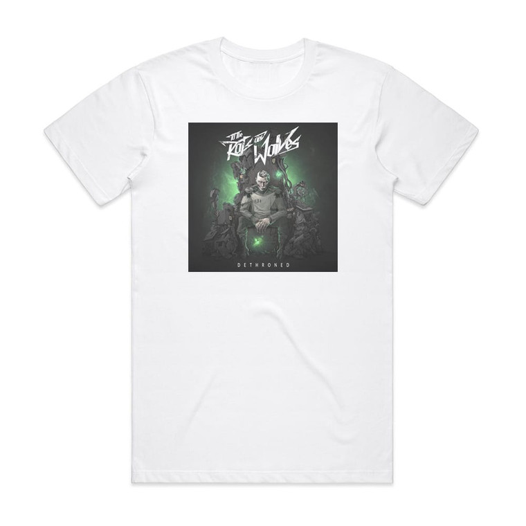 To the Rats and Wolves Dethroned Album Cover T-Shirt White