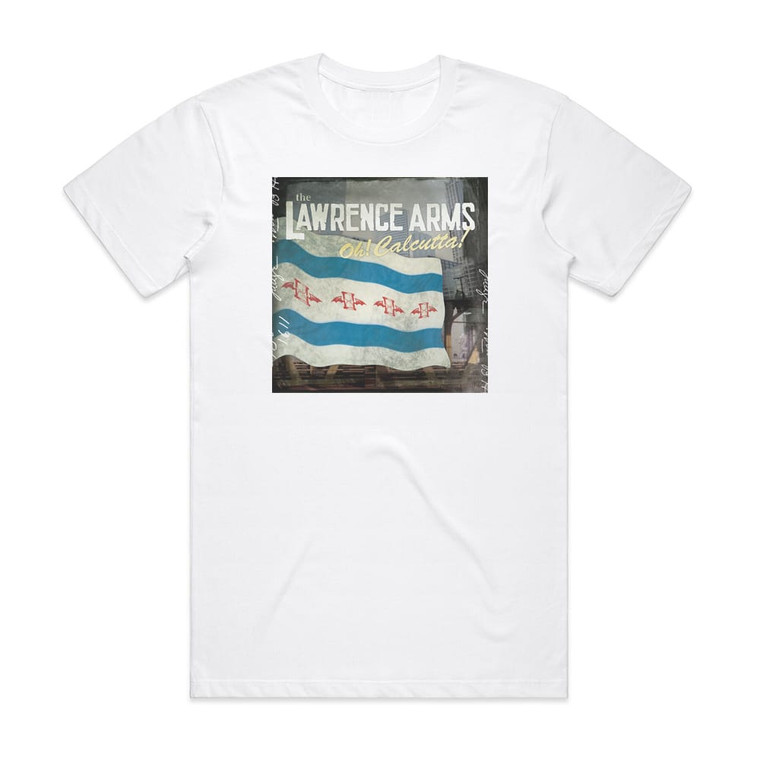 The Lawrence Arms Oh Calcutta Album Cover T-Shirt White