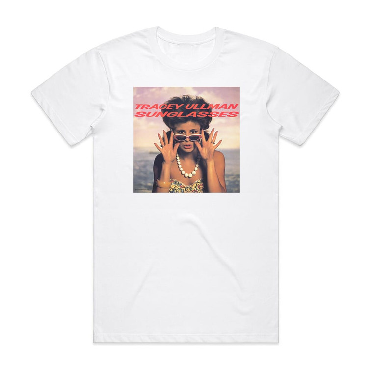 Tracey Ullman Sunglasses Album Cover T-Shirt White