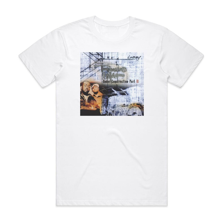 Timbaland Under Construction Part Ii Album Cover T-Shirt White