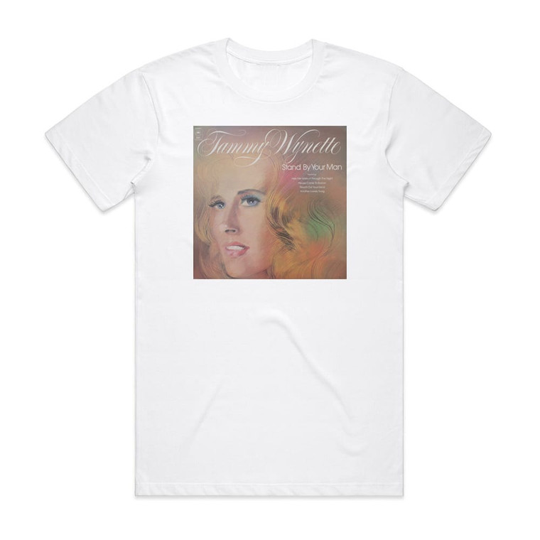 Tammy Wynette Stand By Your Man Album Cover T-Shirt White