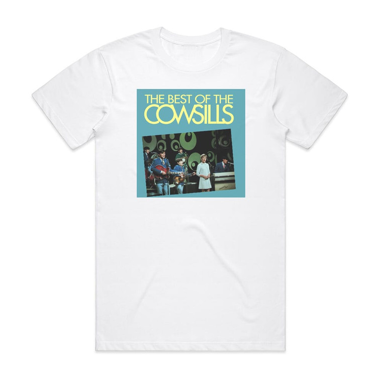 The Cowsills The Best Of The Cowsills 1 Album Cover T-Shirt White The Cowsills The Best Of The Cowsills 1 Album Cover T-Shirt White