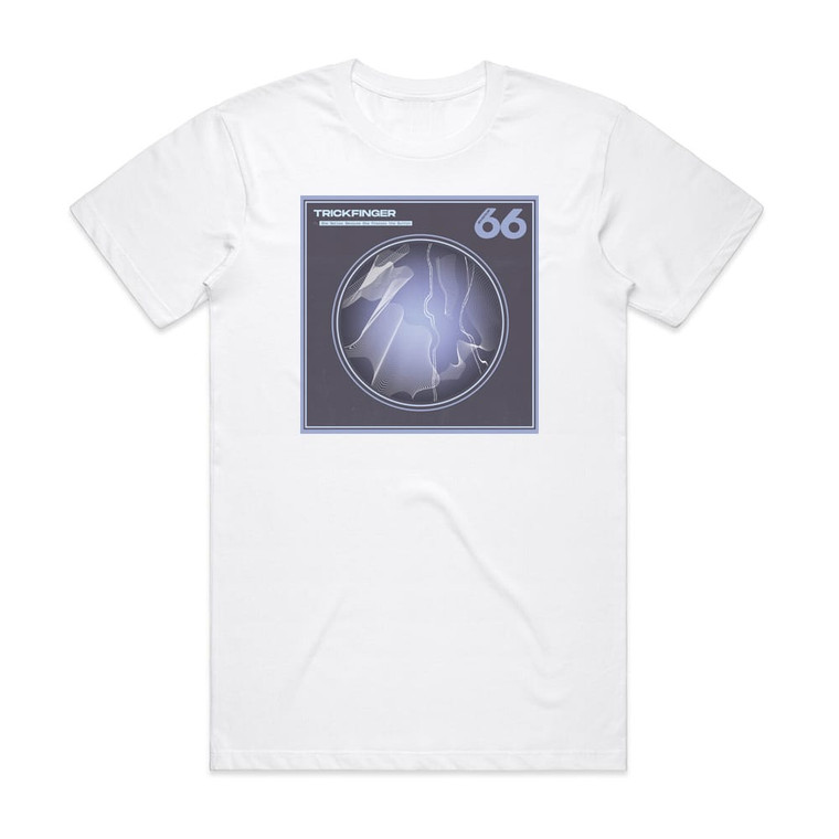 Trickfinger She Smiles Because She Presses The Button Album Cover T-Shirt White