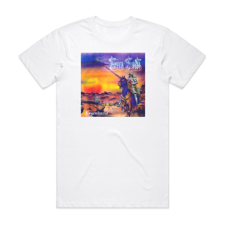 Tierra Santa Legendario Album Cover T-Shirt White