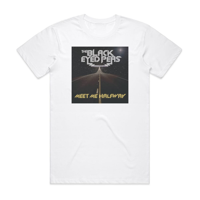 The Black Eyed Peas Meet Me Halfway Album Cover T-Shirt White