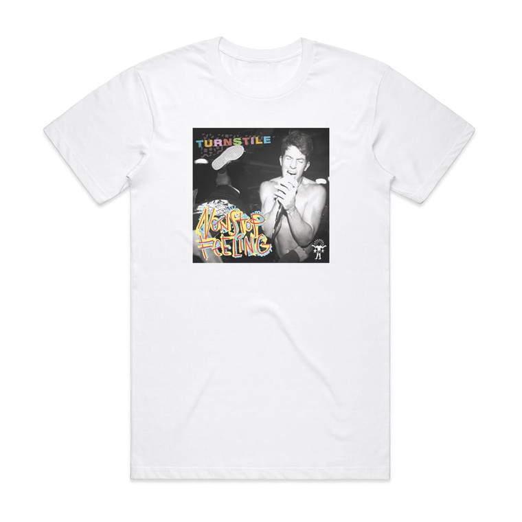 Turnstile Nonstop Feeling Album Cover T-Shirt White