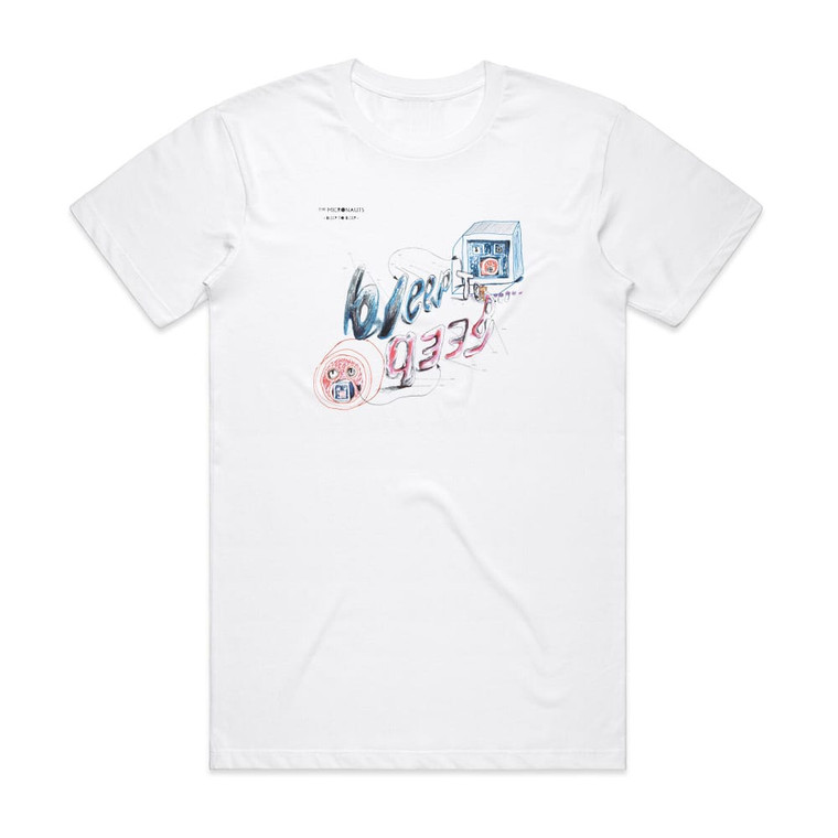 The Micronauts Bleep To Bleep Album Cover T-Shirt White