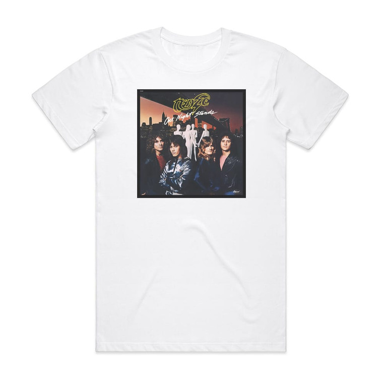 Teaze One Night Stands Album Cover T-Shirt White Teaze One Night Stands Album Cover T-Shirt White
